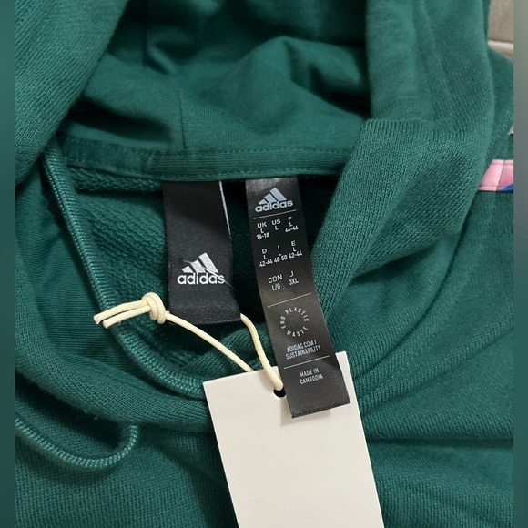 NWT - Adidas Women’s Three Stripes Hoodie - Size L - Picture 7 of 10